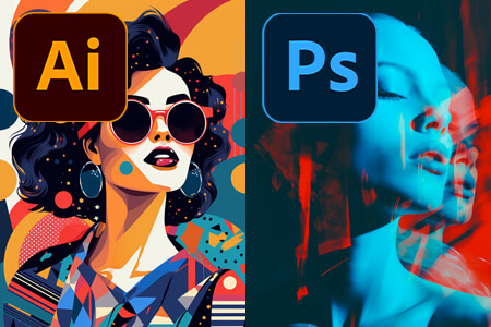 Illustrator vs Photoshop: When to Use Each Software