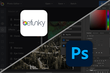 Befunky vs Photoshop: Features and Advantages