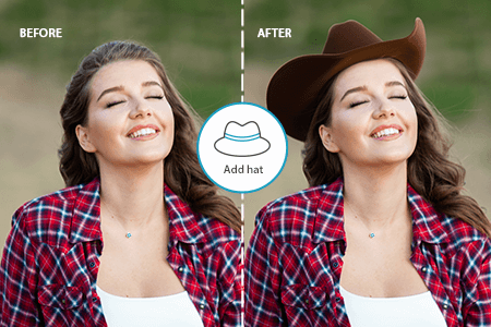 Add a Headwear in 1 Click