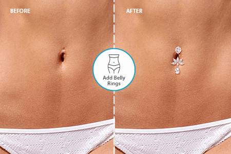 Add a Piercing in 1 Click