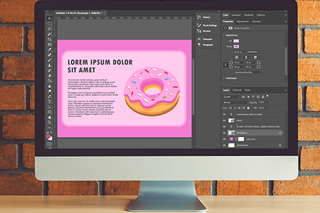 تعلم طريقة وكيفية تدوير الزوايا في برنامج Photoshop 2 أسهل الطرق