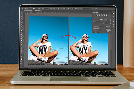 تعلم طريقة إزالة خطوط الكهرباء من الصور في برنامج Photoshop بسرعة