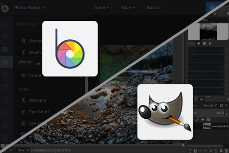 مقارنة بين برنامج Befunky و GIMP لتحرير وتنقيح الصور للمبتدئين
