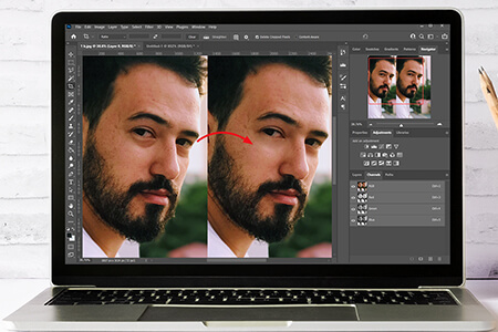 كيفية إزالة الهالات السوداء تحت العيون في Photoshop: دليل المبتدئين