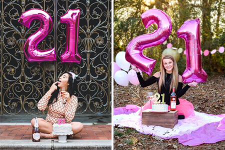 17 Best 21st Birthday Photoshoot Ideas to Try in {{%year}}