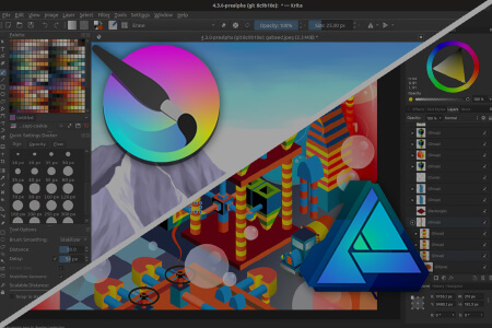 Krita vs Affinity Designer: What Software to Choose