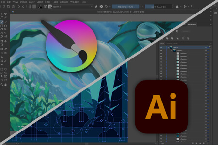 Krita vs Adobe Illustrator: What Software to Choose