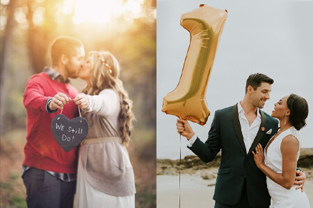 15 Romantic Anniversary Photoshoot Ideas for Couples