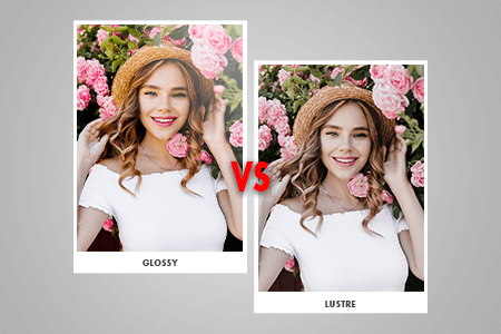 الصور GLOSSY مقابل الصور LUSTRE : ما هوه الورق الأفضل بالنسبة لك