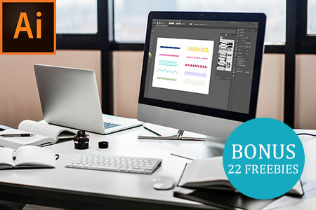 22 Free Illustrator Brushes Sets