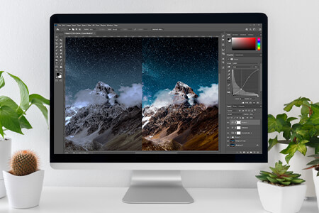 How to Edit Night Sky Photos in Photoshop + Lightroom