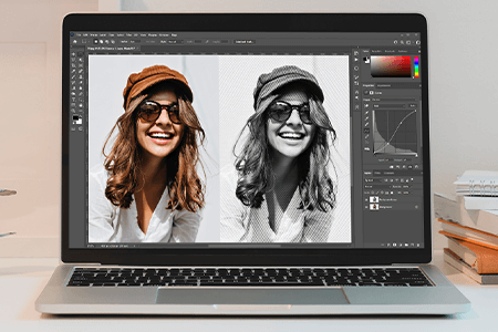How to Make Halftone Pattern in Photoshop Tutorial