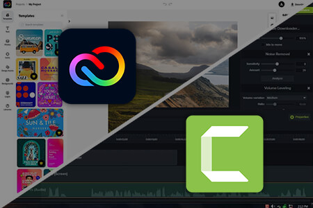 Creative Cloud Express مقابل Camtasia: ماذا تختار