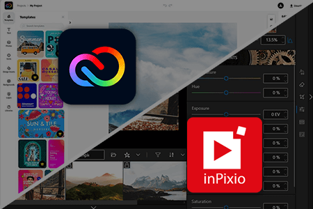 Adobe CC Express vs inPixio: Features & Advantages
