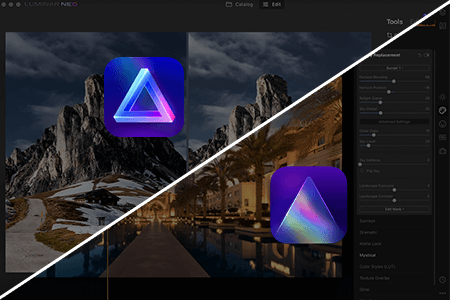 مقارنة بين برنامج Luminar Neo مقابل Luminar AI لمعالجة الصور 