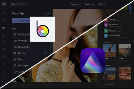 مقارنة بين برنامج Luminar AI مقابل Befunky للتصوير و التصميم