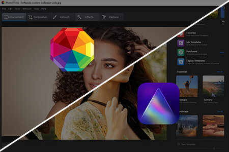 مقارنة بين Luminar AI و PhotoWorks لتحرير الصور بالذكاء الاصطناعي