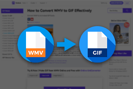 أفضل 8 محولات من WMV إلى GIF: عبر الإنترنت وغير متصل