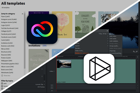 Adobe CC Express vs Lightworks: Features & Pricing
