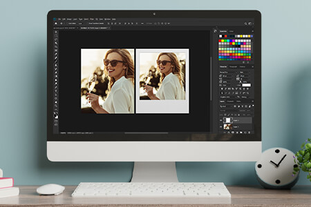 How Big is a Polaroid Picture: Photoshop Polaroid Template Free