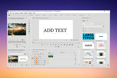 Adobe Premiere Pro CC 2019 Crack