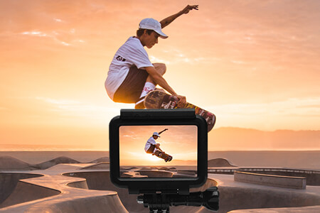 9 Best Cameras for Skateboarding Videos & Stills in {{%year}}