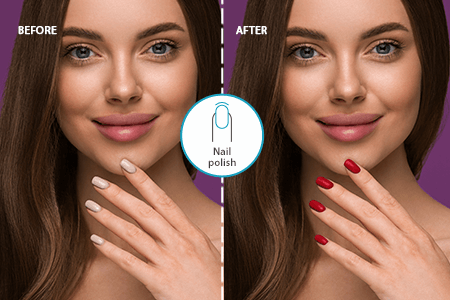 App to Add Nail Polish to Photo on iOS & Android