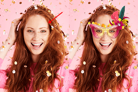 אפליקציית Masquerade Mask עבור iOS ואנדרואיד