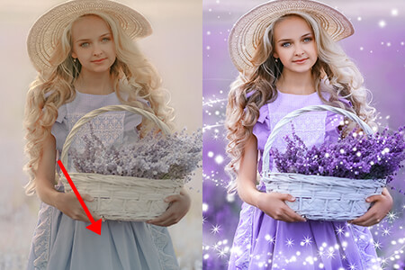 Agregue destellos y purpurina a las fotos: aplicación para iPhone y Android