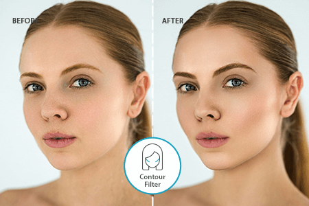 온라인에서 완벽한 컨투어링 룩을 위한 컨투어링 앱