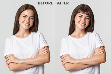 Virtualno na spletu dodajte šiške fotografiji