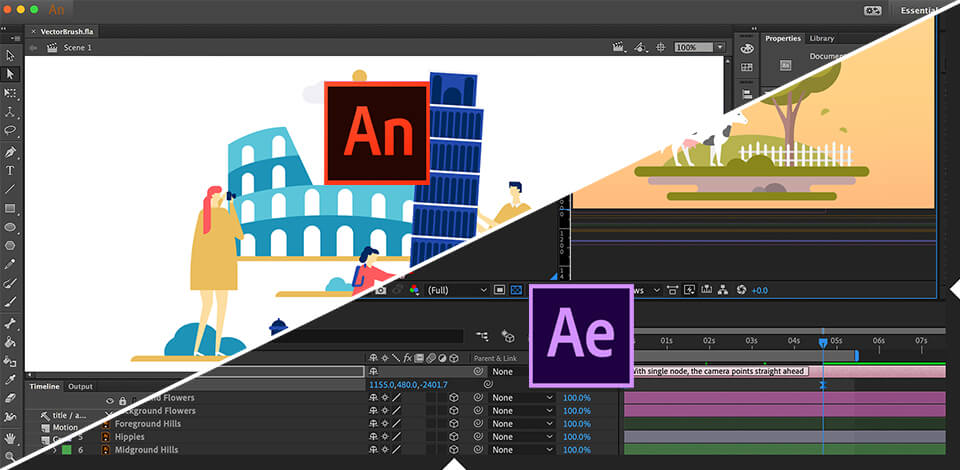 Adobe Animate vs After Effects: What Program to Install