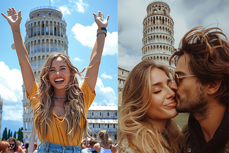 15 Funny & Creative Leaning Tower of Pisa Poses