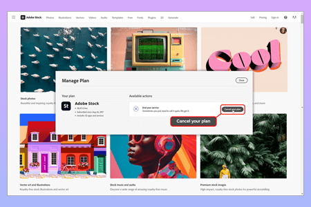 How to Cancel Adobe Stock Subscription Without Fees in {{%year}}
