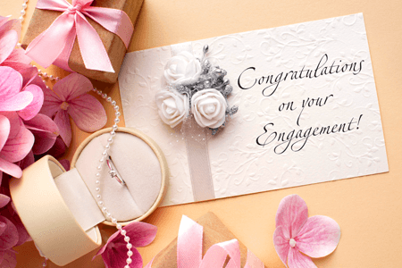 Engagement Congratulations Message Ideas to Try in {{%year}}
