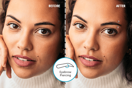 Eyebrow Piercing Filter Online [FREE]