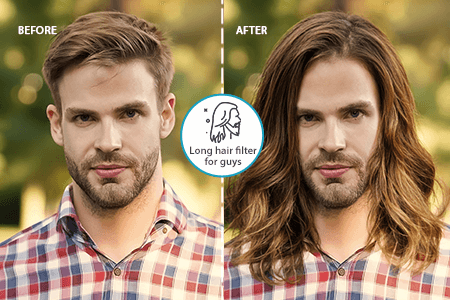Long Hair Filter For Guys Online [FREE]