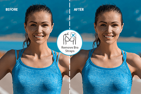 Remove Bra Straps from Photo Online [FREE]
