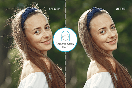 App to Remove Flyaway Hair Online [FREE]