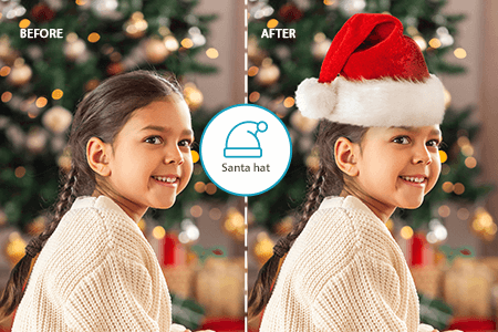 Put a Santa Hat on Photo Online [FREE]