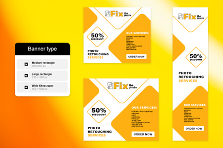 Standard Banner Sizes in Inches, Feet & Pixels [+FixThePhoto Tips]