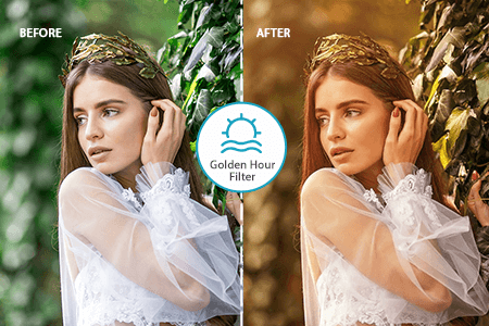 Golden Hour Filter Online [FREE]