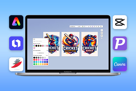 7 Best Cricket Logo Makers [{{%year}} FixThePhoto Choice]