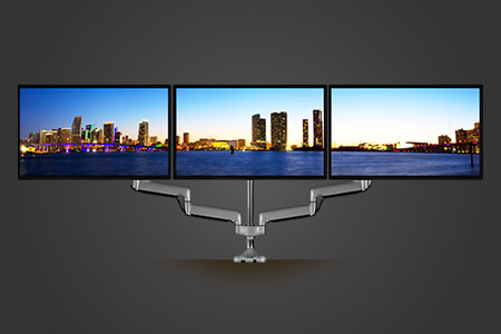 7 Best Triple Monitor Stands in {{%year}}