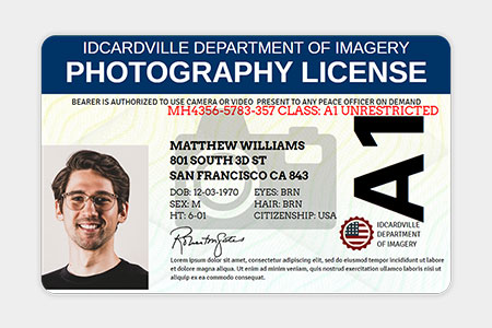 Photography License in {{%year}} and How to Get It