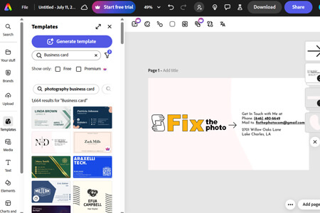 7 Best Free Business Card Software in 2020