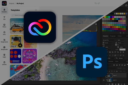 Adobe Spark vs Photoshop: What Software to Choose