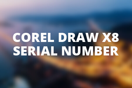Corel Draw X8 Serial Number