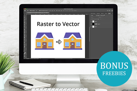 How to Vectorize an Image in Photoshop