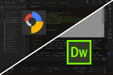 Google Web Designer vs Dreamweaver